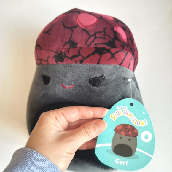 Squishmallow Gert Girly Goth Mushroom 7" NWT - Picture 4 of 6
